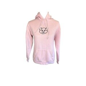 Shane Dawson Small Pink Pig Hoodie Long Sleeve Pullover Logo GUC